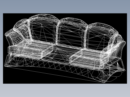 室内家具和灯具等的模型十二-K-S40-3