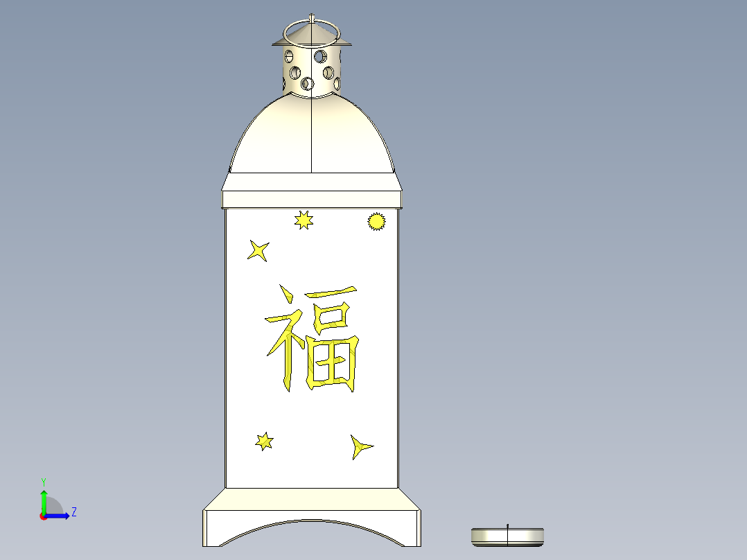 枫叶祝福左视图