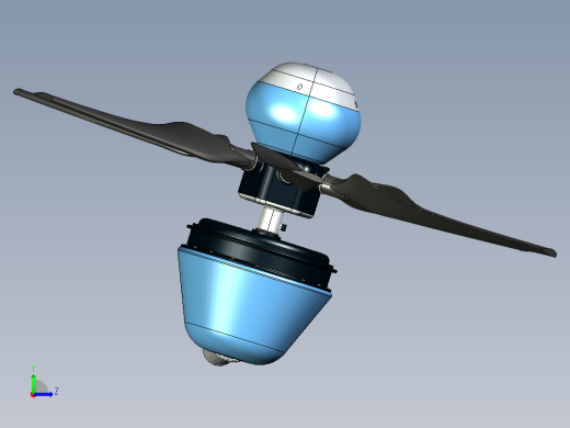 风力发电机左视缩略图