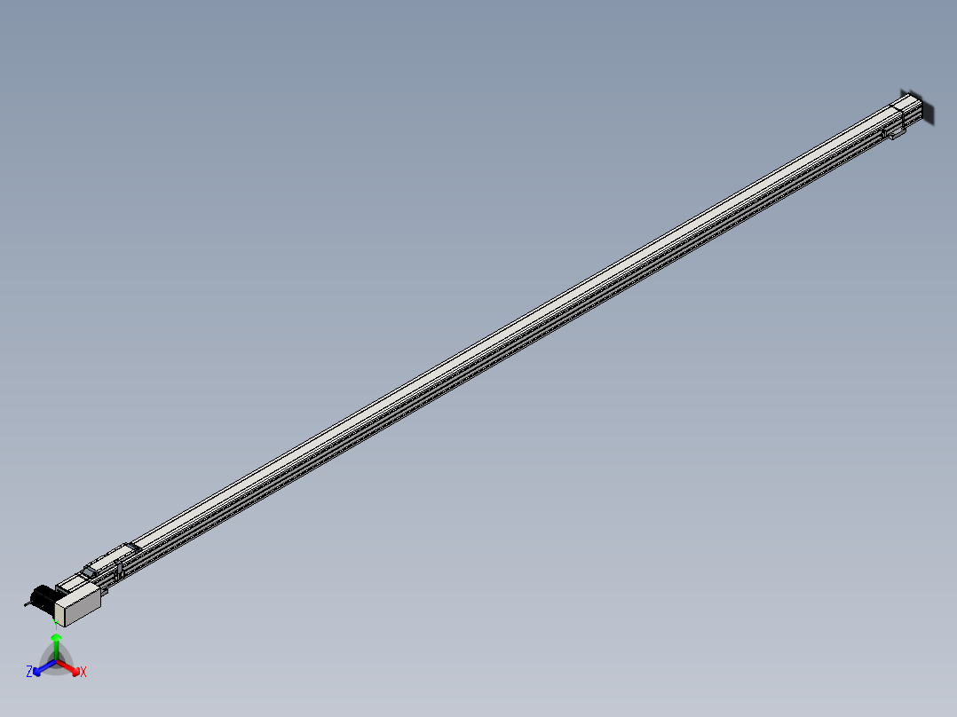 Toyo东佑达直线模组-M65-S-3300-R-M20-C4主视图