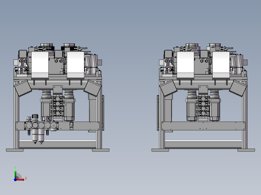非标自动化组装机器设备前视图