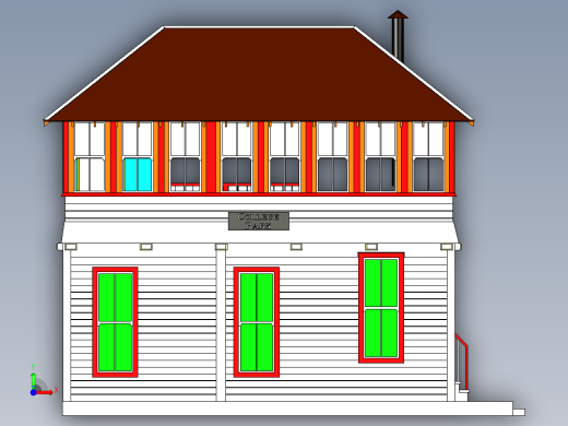 学院公园铁路区塔前视缩略图