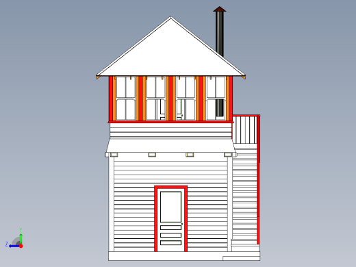 学院公园铁路区塔右视缩略图