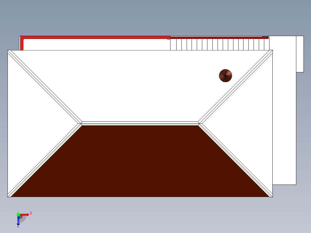 学院公园铁路区塔俯视图