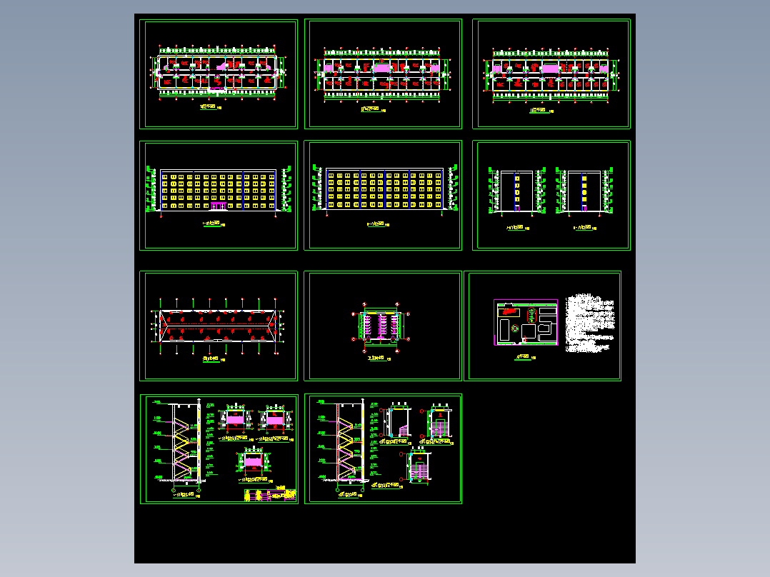 【5层】4000平米医院办公大楼毕业设计（计算书、施组、建筑、结构图）