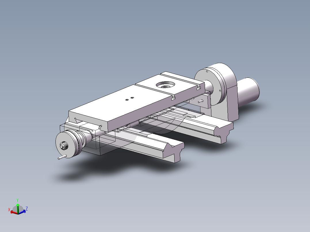 机床横向进给机构设计及建模【步进电机】【含三维图+CAD图+文档】
