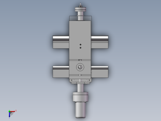 机床横向进给机构设计及建模【步进电机】【含三维图+CAD图+文档】俯视缩略图