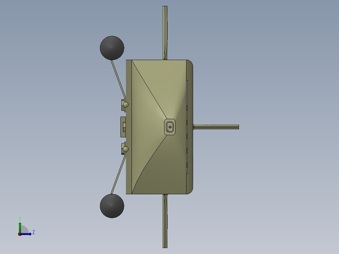 无人水下航行器（AUV）--sw左视图