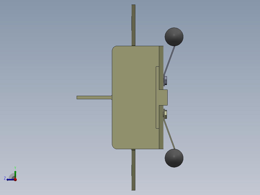 无人水下航行器（AUV）--sw右视图