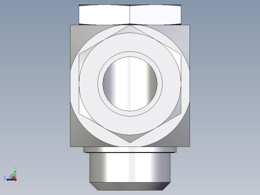 卡套式工业通用硬管接头EO_High_pressure_banjo_elbow_WH38ZSR71右视缩略图