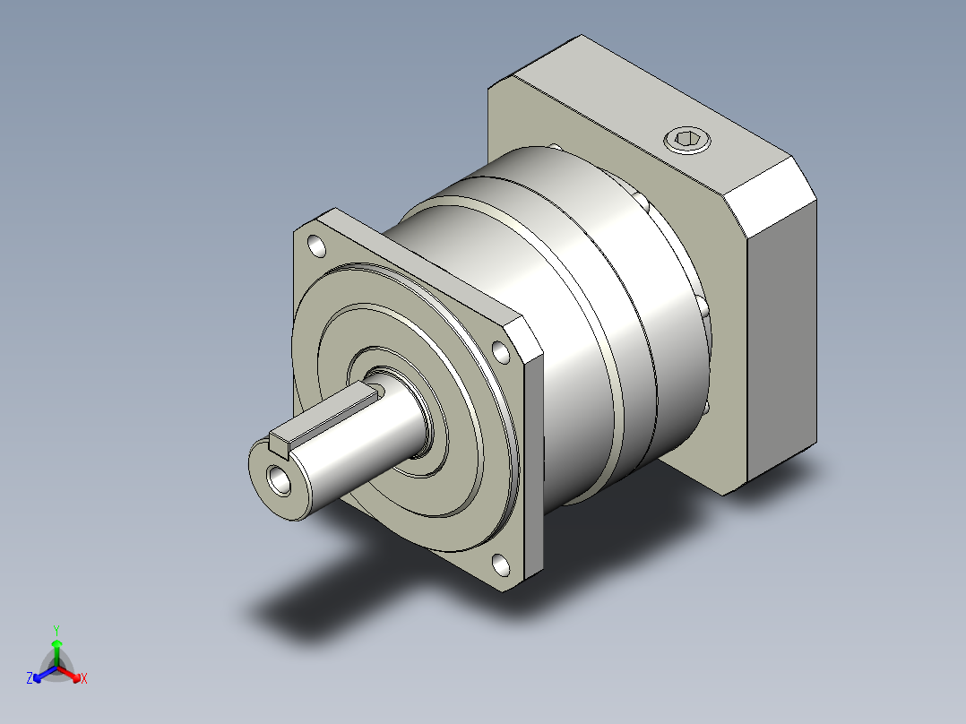 多摩川行星减速机TB-115-L1-24HA主视图