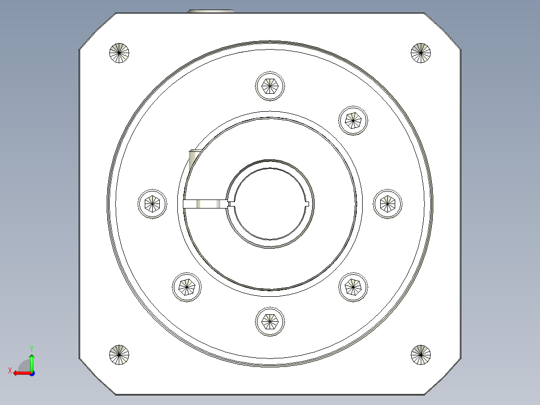多摩川行星减速机TB-115-L1-24HA后视图