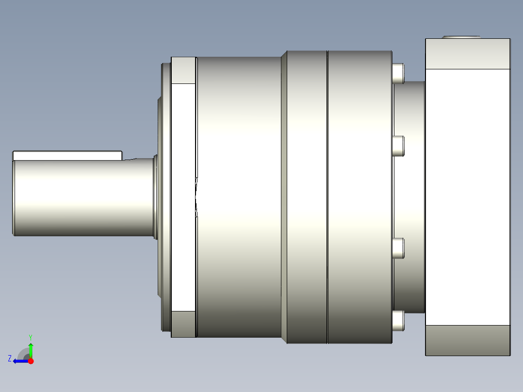 多摩川行星减速机TB-115-L1-24HA右视图