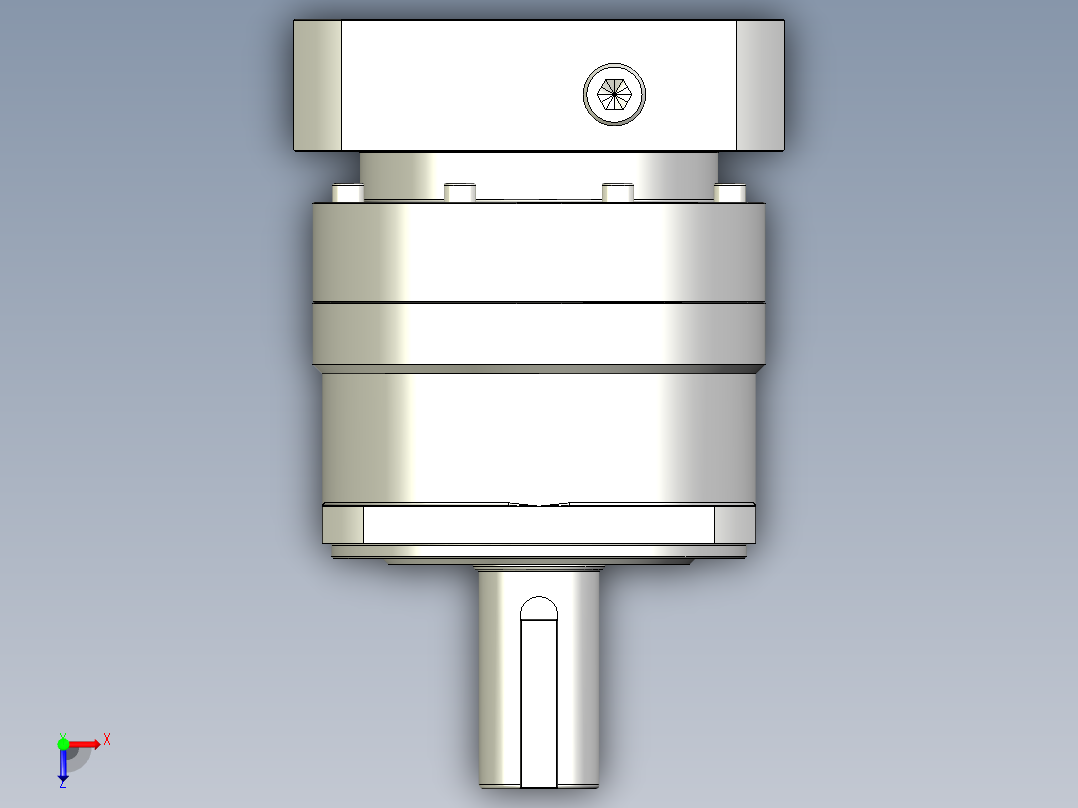 多摩川行星减速机TB-115-L1-24HA俯视图