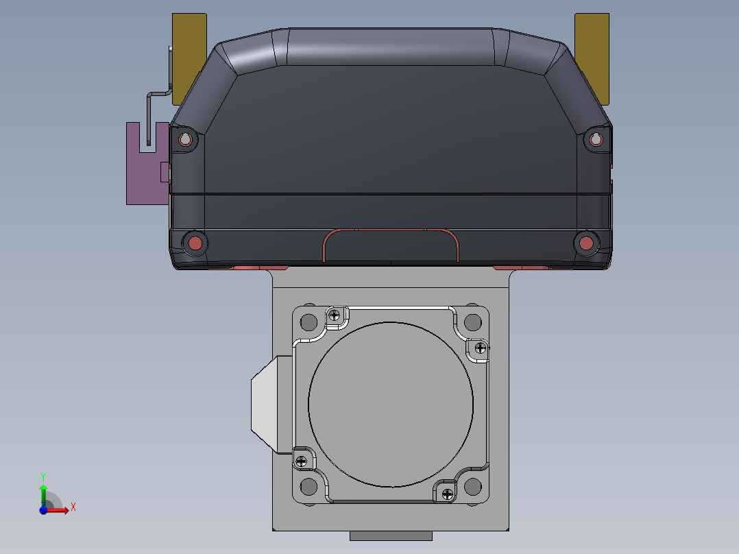 MTH丝杆半封闭模组MTH13-BM-60前视图