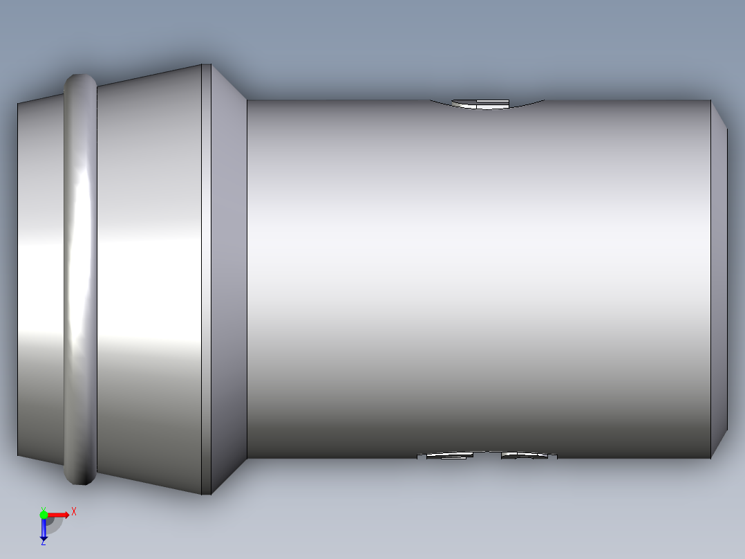 卡套式工业通用硬管接头EO_Schweisskegel_SKA25X4俯视图