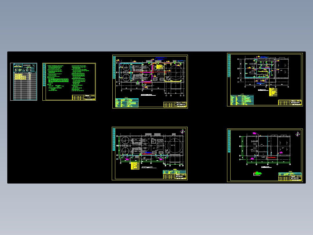 发电厂强电施工图纸