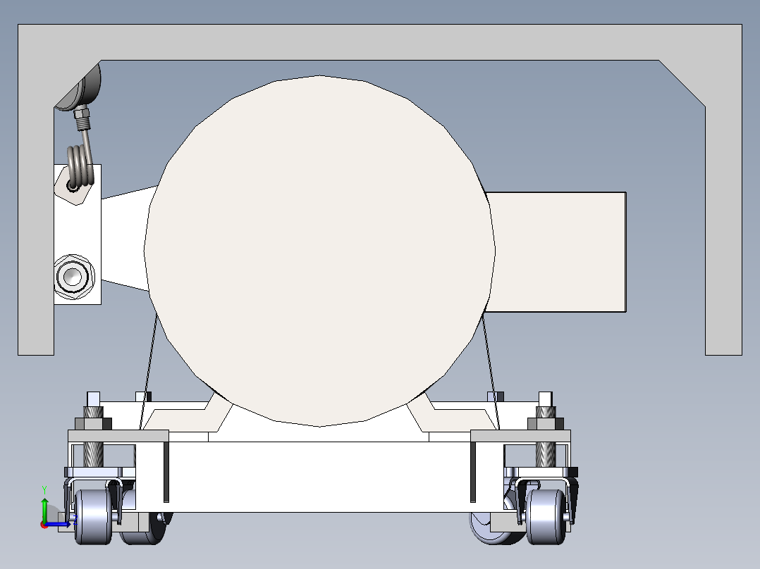 高压泵改造设计左视图