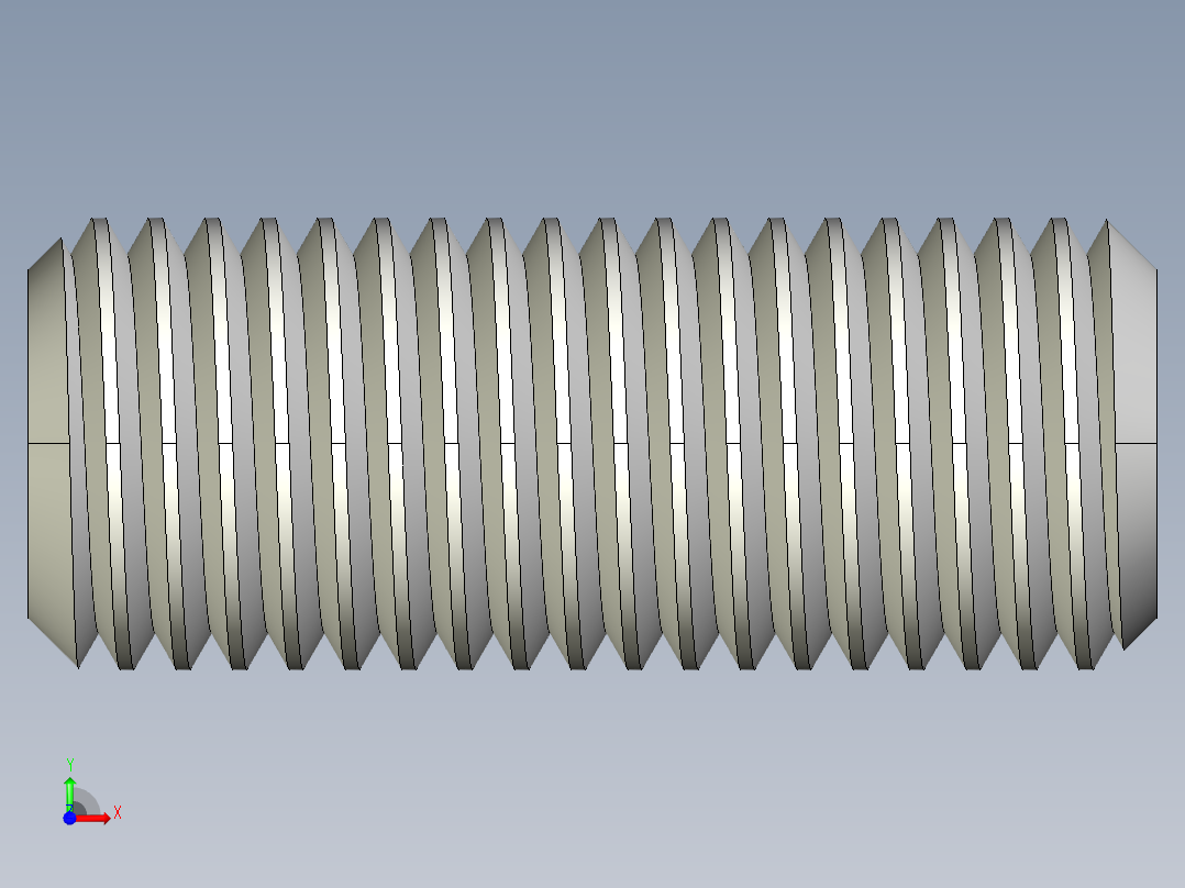 DIN 913-ISO 4026 固定螺钉-M24 L=60.STEP前视图