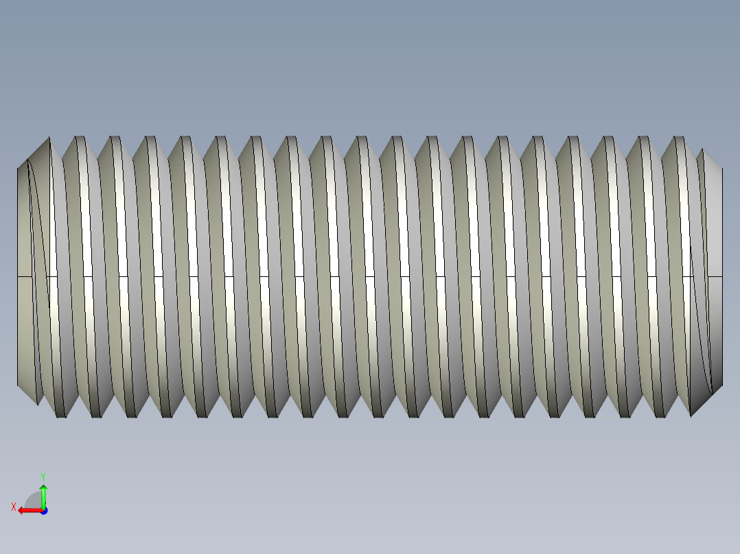 DIN 913-ISO 4026 固定螺钉-M24 L=60.STEP后视图