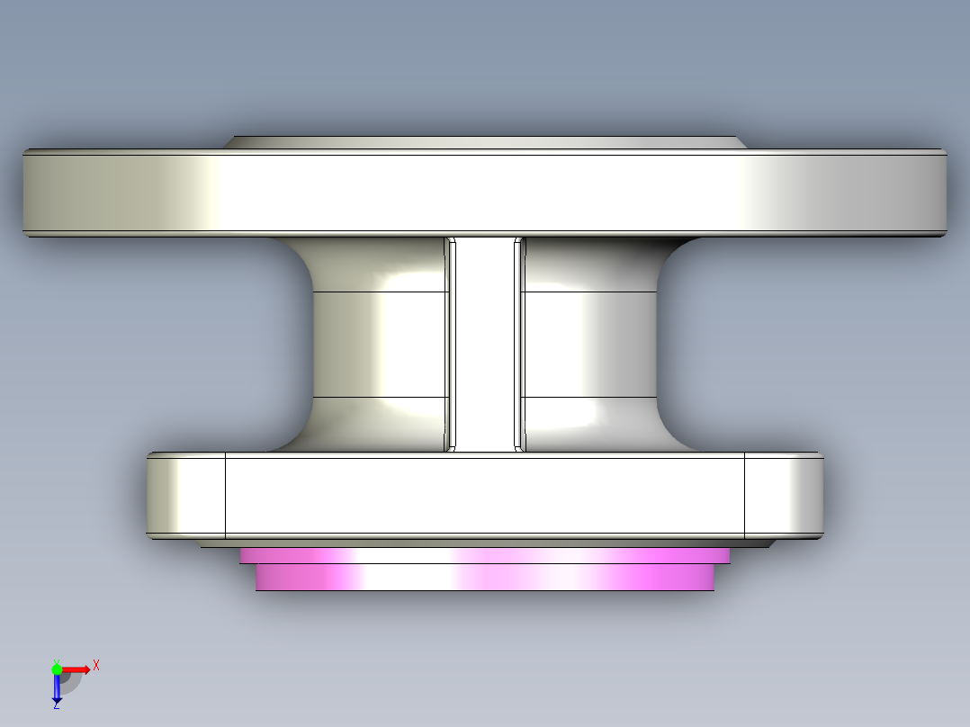 管道手动球阀-水管开关阀-手动阀门User Library-md52c150dn32_MD52C150DN32.FCP俯视图