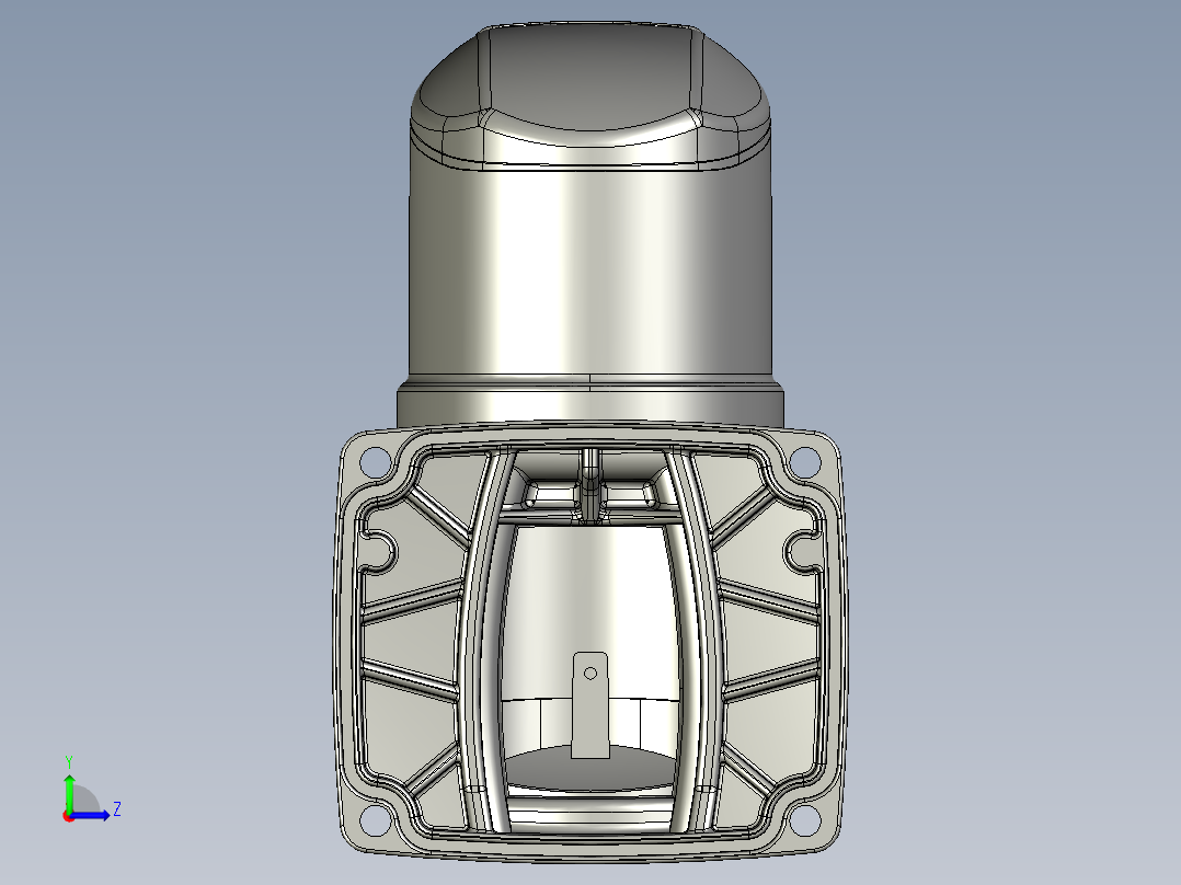 55-75-110墙座.STEP左视图