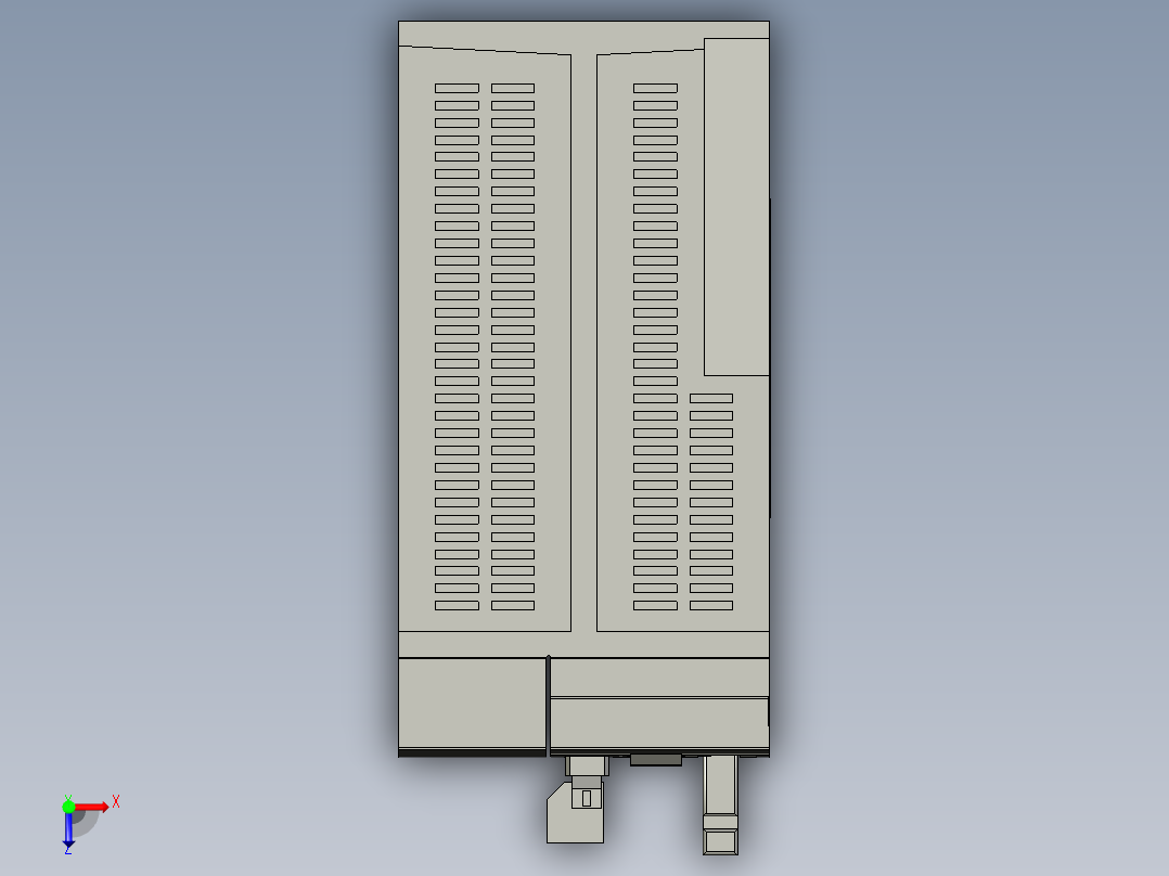 MDDKT5540E伺服控制器俯视图
