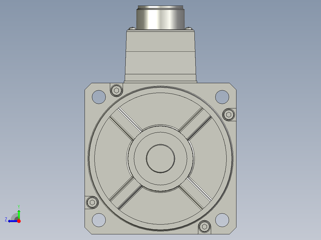 100W MSME伺服马达右视图