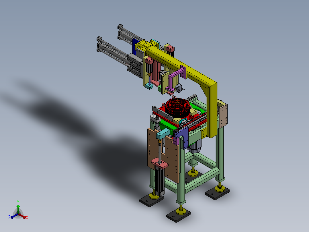 电焊机正等轴测图