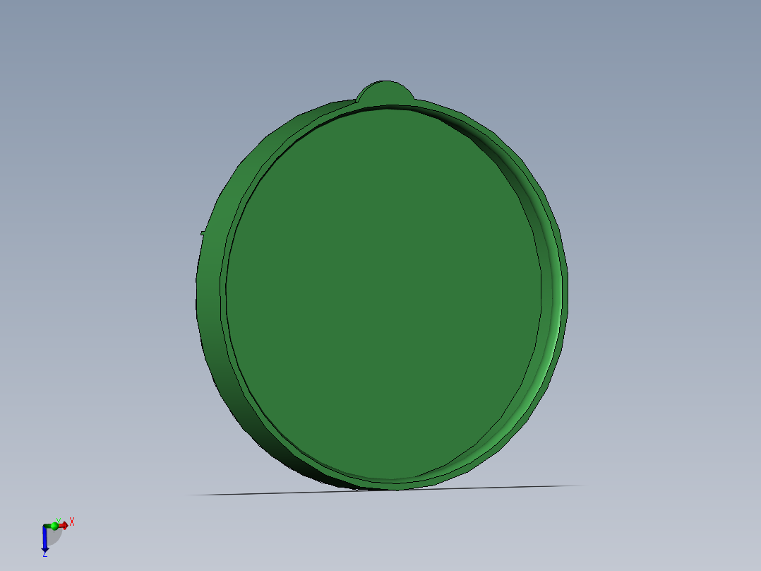 易拉罐盖子 三维图纸与CAD图纸