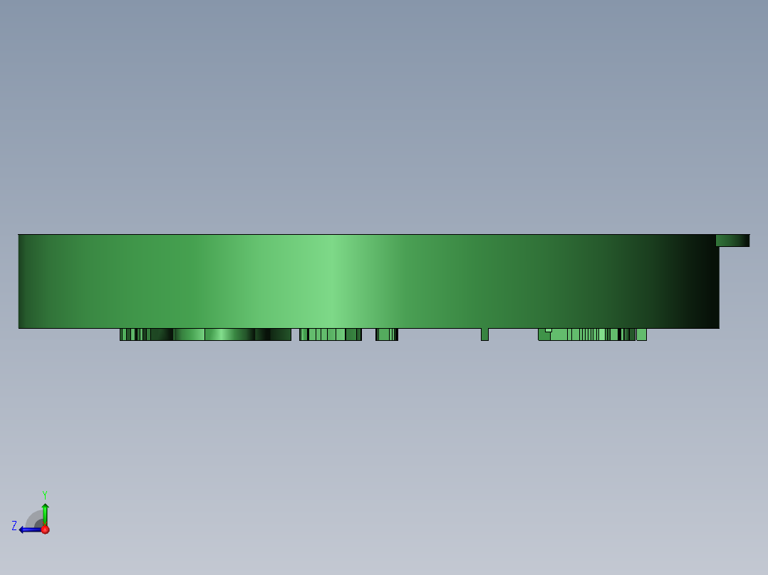 易拉罐盖子 三维图纸与CAD图纸右视图