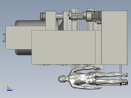 800吨液压机左视缩略图