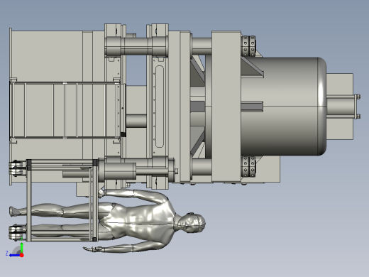 800吨液压机右视缩略图