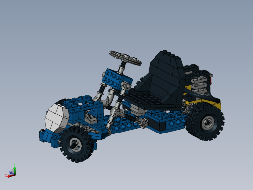 乐高拼接的全地形车