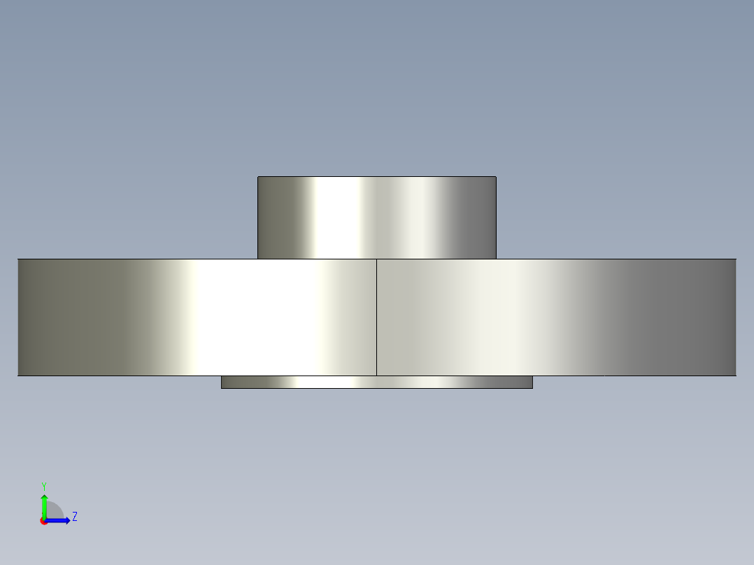 船舶管路系统SeaCor_Flange Vanstone_SOC_37J154005_0.5in左视图
