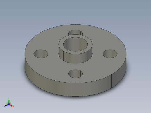 船舶管路系统SeaCor_Flange Vanstone_SOC_37J154005_0.5in正等轴测缩略图