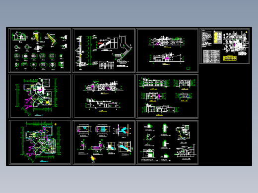 某小区幼儿园建筑施工图.dwg