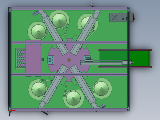 转台组立机sw18可编辑俯视缩略图