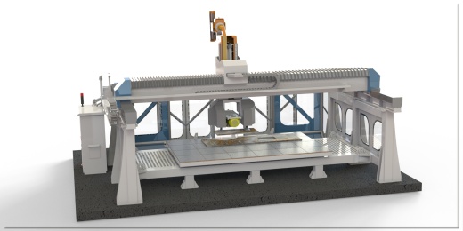 6轴大理石花岗岩切割加工桥接机缩略图
