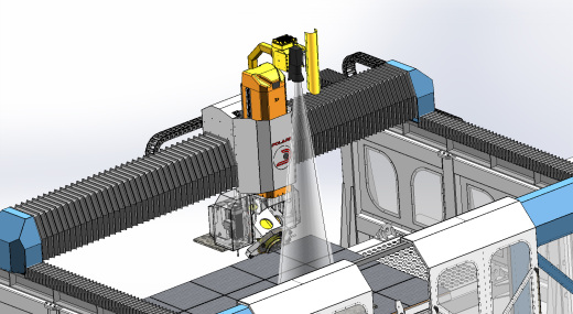 6轴大理石花岗岩切割加工桥接机缩略图