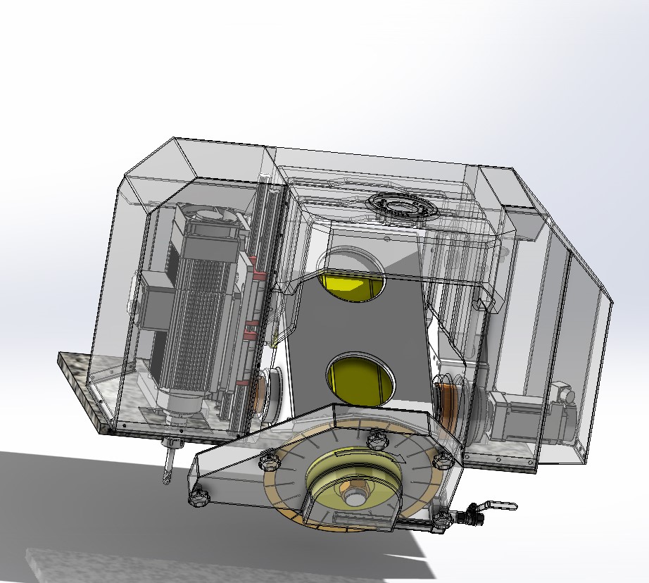 6轴大理石花岗岩切割加工桥接机