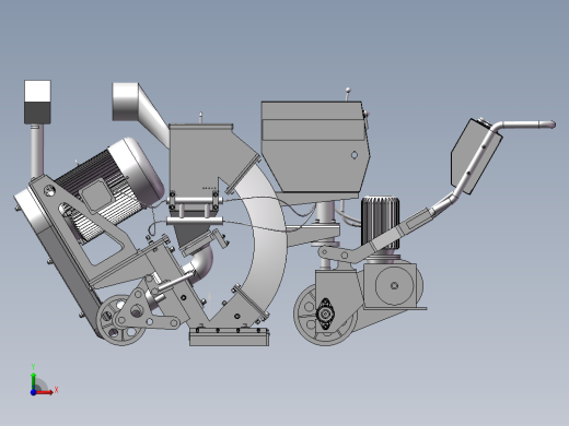 抛丸机模型前视缩略图