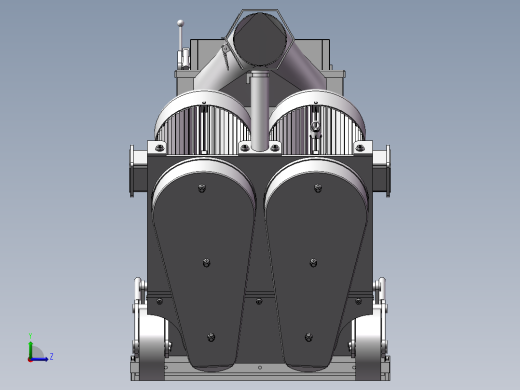 抛丸机模型左视缩略图