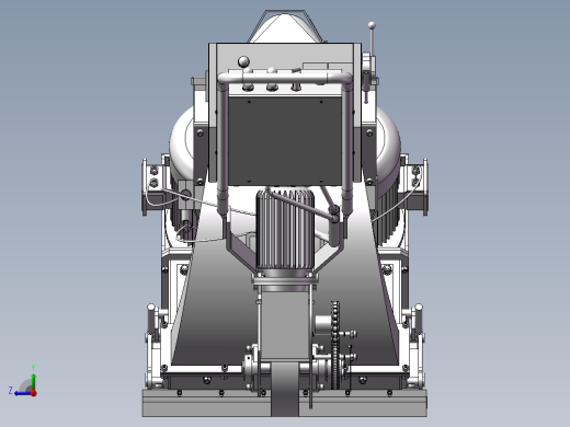 抛丸机模型右视缩略图