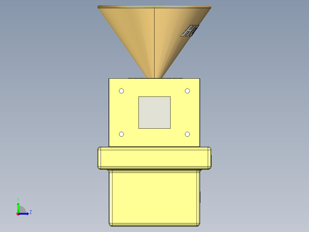 B3004083-注塑机左视图