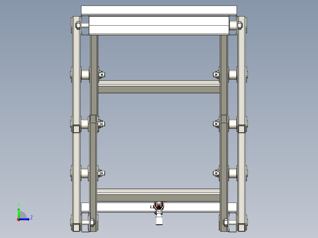 B2004060-剪式升降机左视图