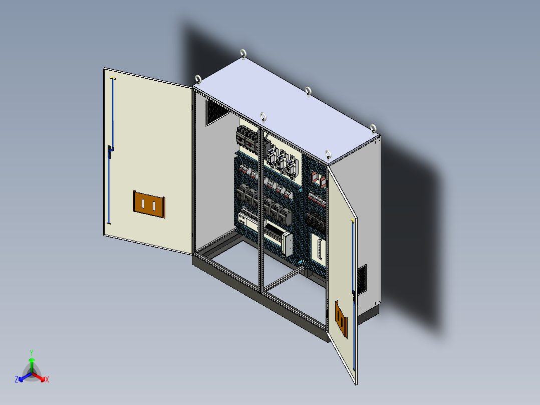 双柜组装刀开关接触器控制柜