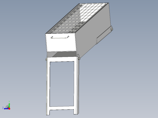 便携式折叠烧烤架右视缩略图