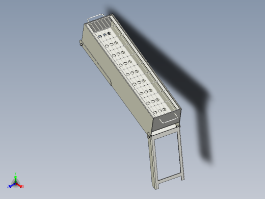 便携式折叠烧烤架正等轴测缩略图