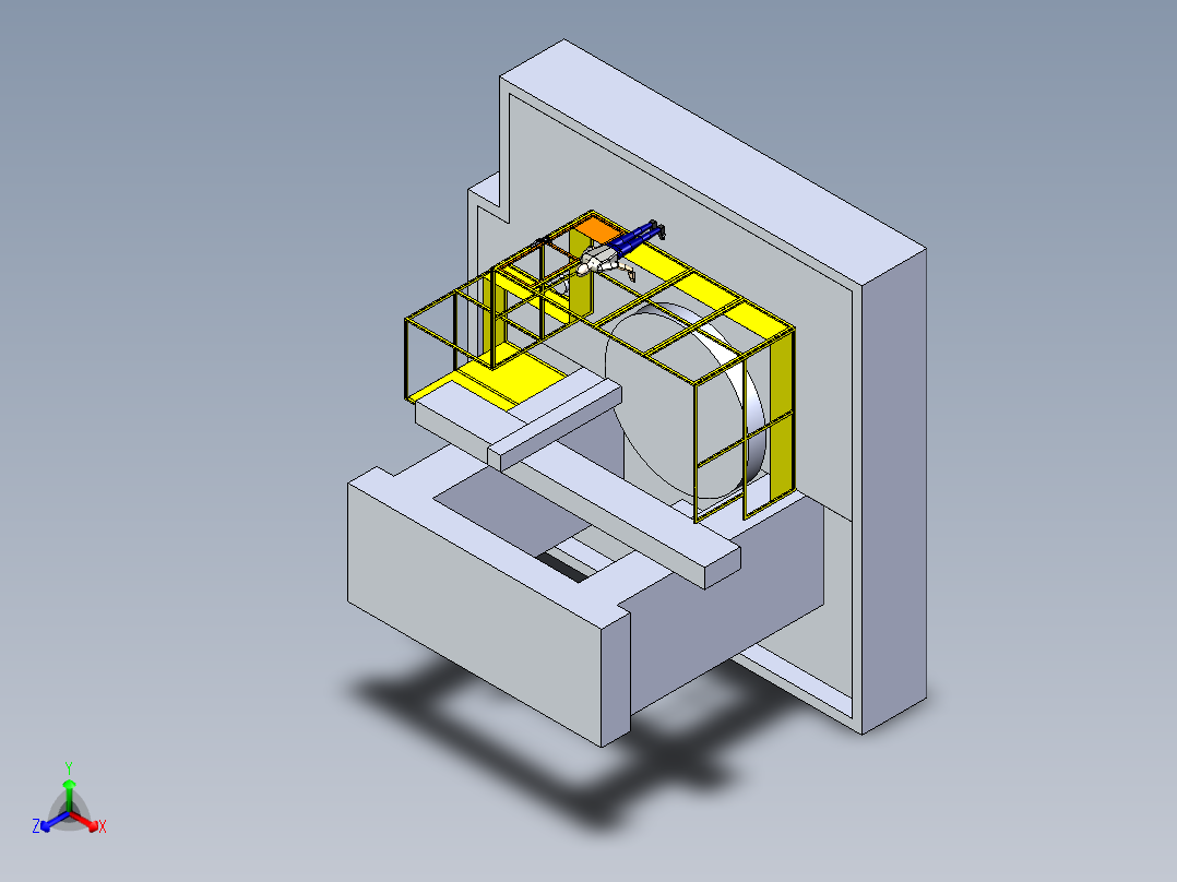 B3004054-NR-12保护装置  立式车床安全防护装置